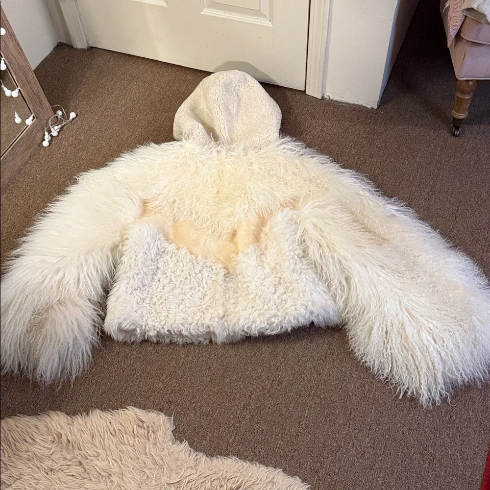 Nigel Preston Brenda Knight Teddy Bear Lambskin Fur Jacket
